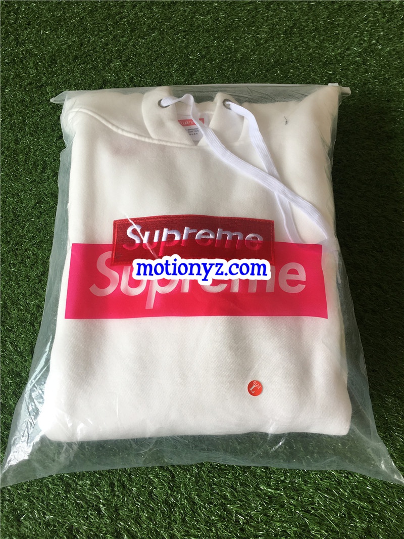 Supreme SUP BOX LOGO hoodie White